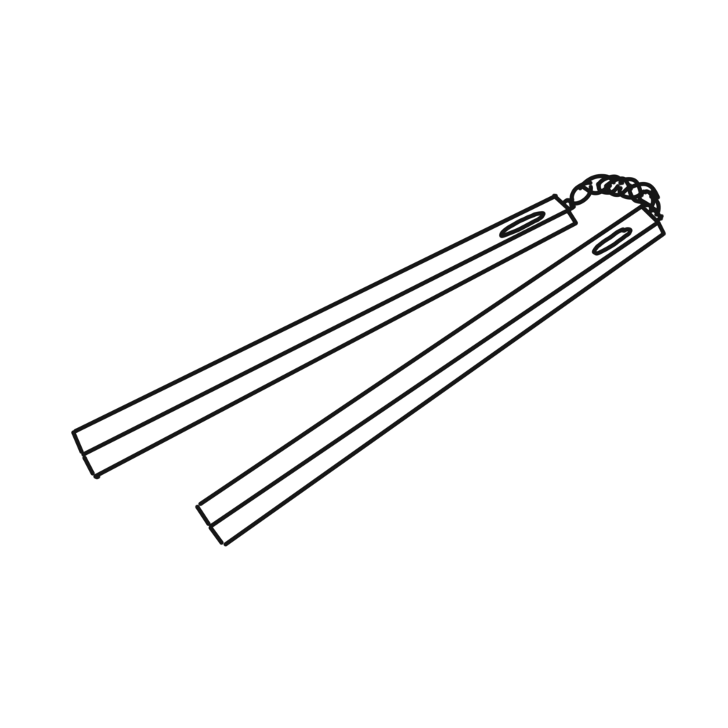 Nunchaku-Schlagwaffe