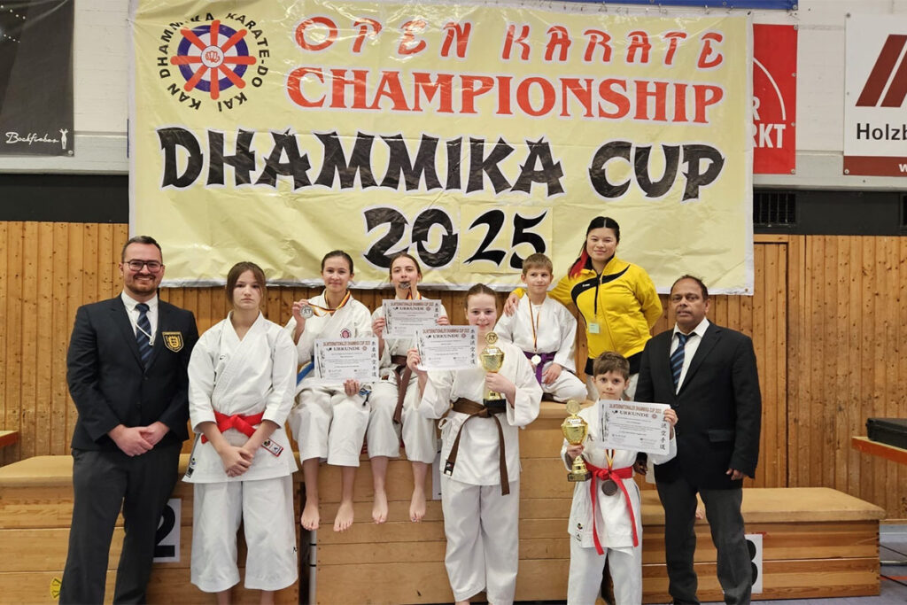 Wettkampfgruppe des DKD Kirchheim beim Dhammika Cup 2025